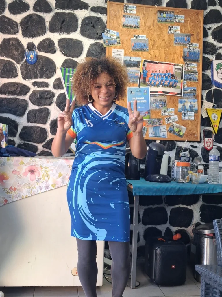 Robe supportrice AJ Petite-Île